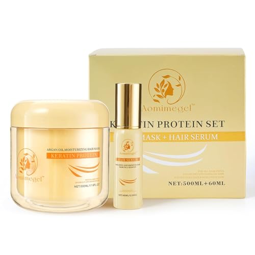 Argan Oil Deep Repair Hair Mask Set — 16.9 oz + 2 oz Travel Size — Image 8