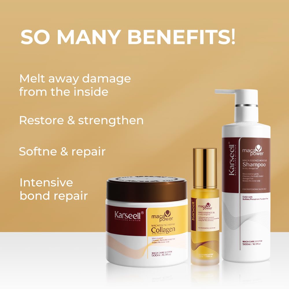 Collagen Hair Repair System — Mask, Shampoo & Argan Oil Treatment — Image 5