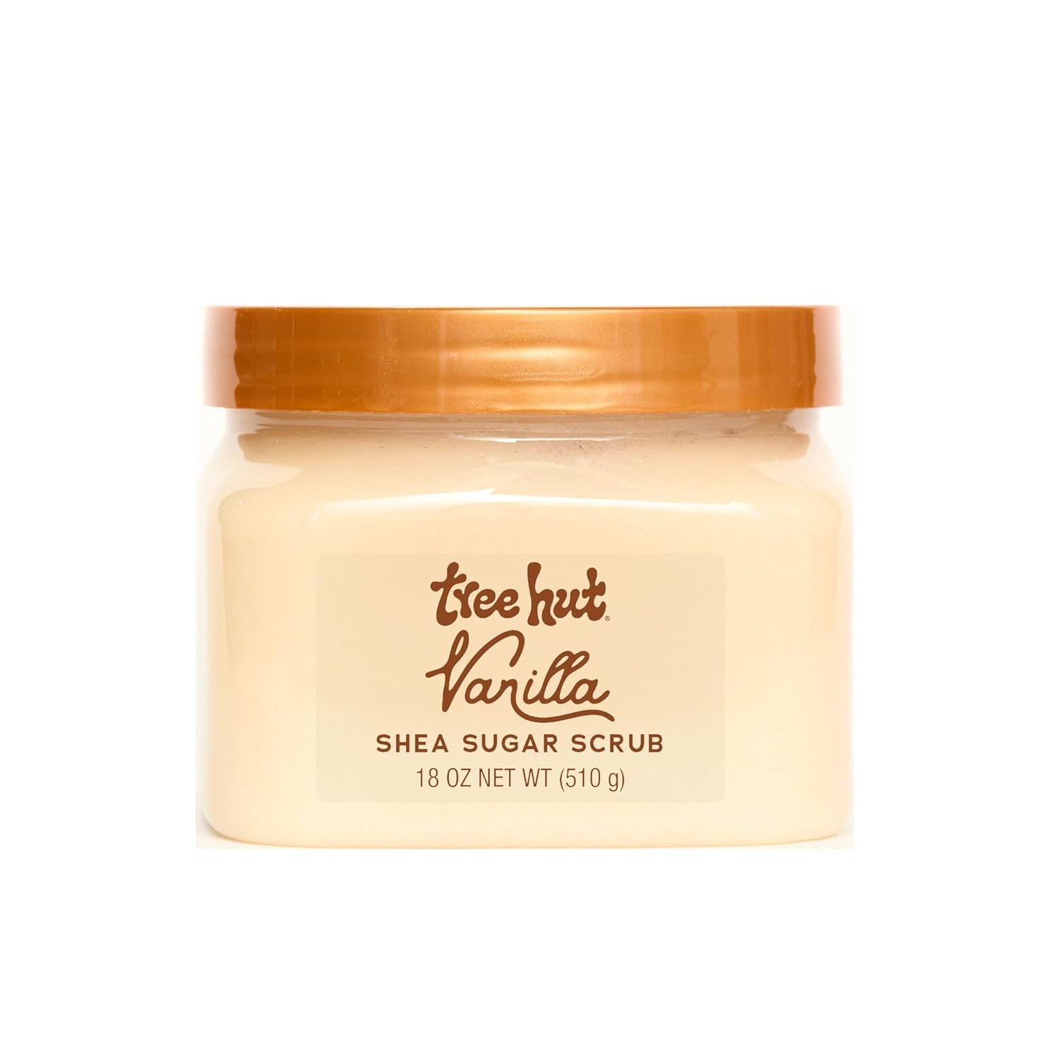 Vanilla Shea Sugar Body Scrub — Exfoliating & Hydrating, 18 oz