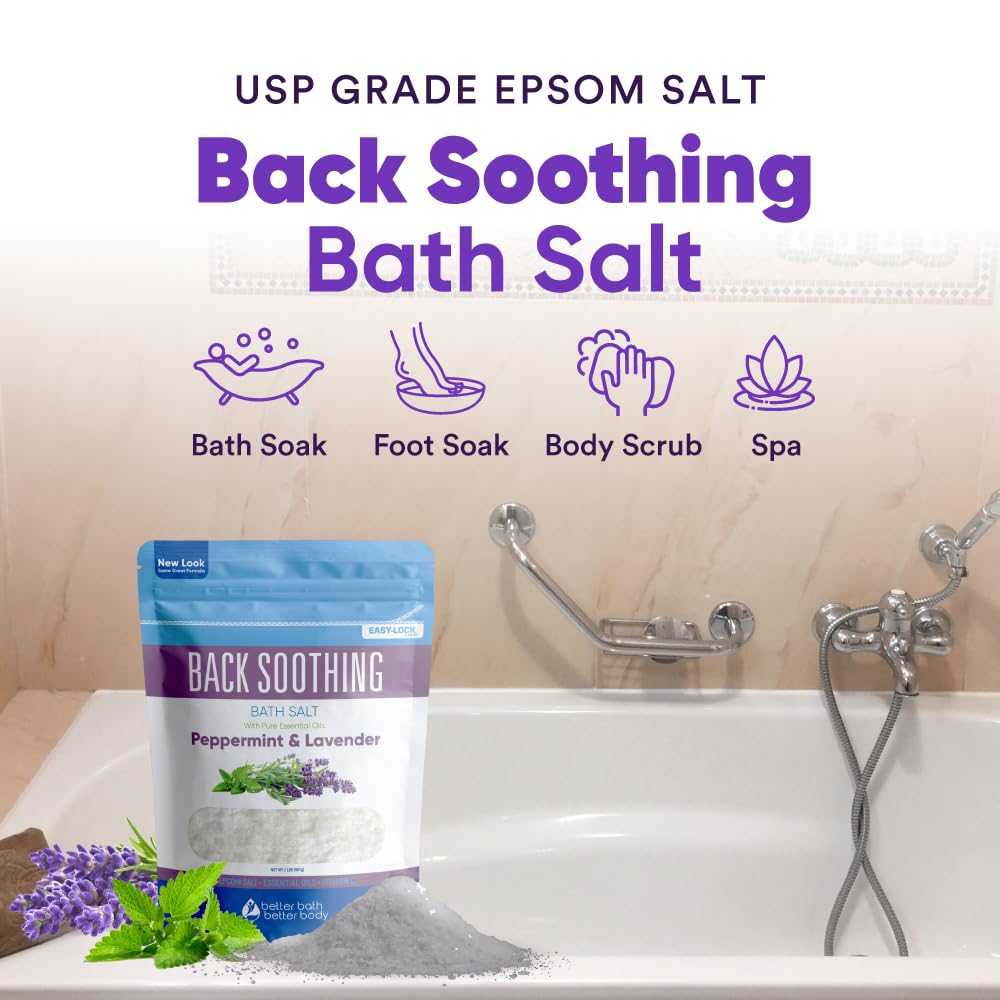 Vitamin C Epsom Bath Salt with 4 Essential Oils — 32 oz BPA-Free — Image 4