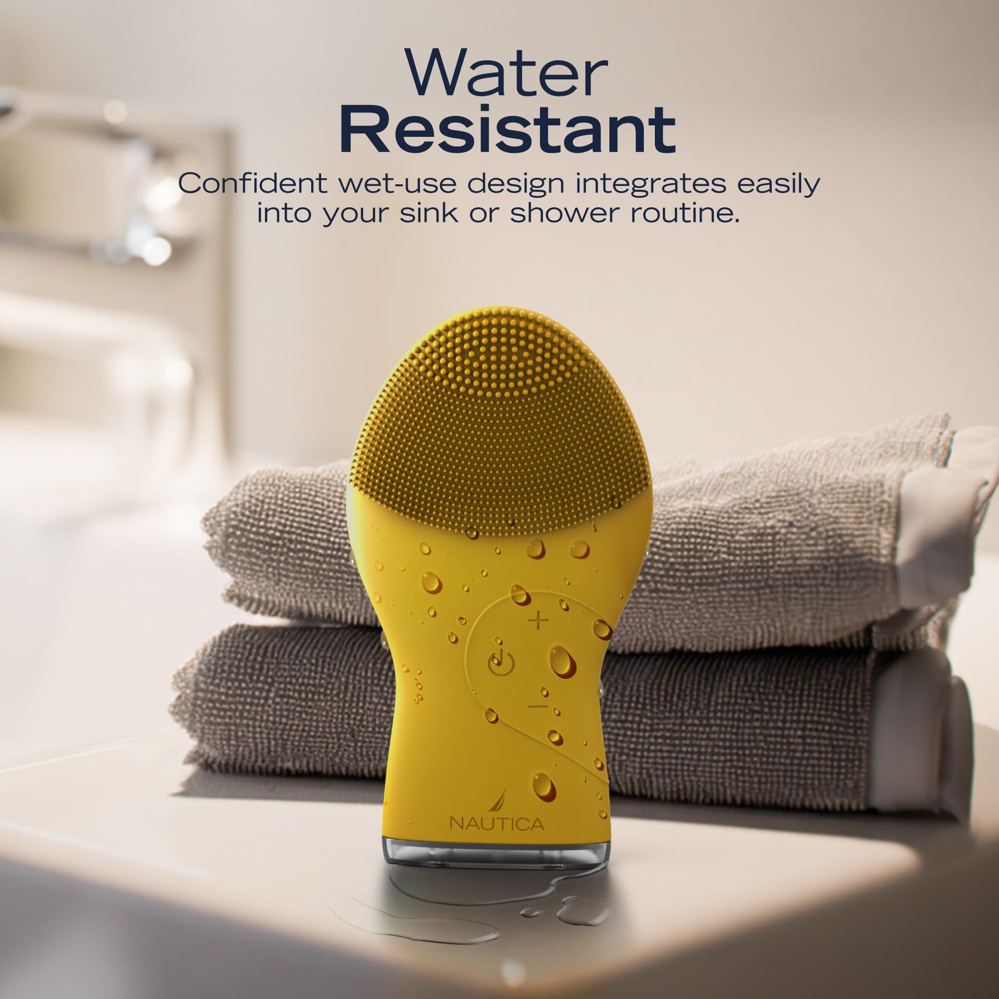 Sonic Silicone Facial Cleansing Brush — Rechargeable & Waterproof — Image 2