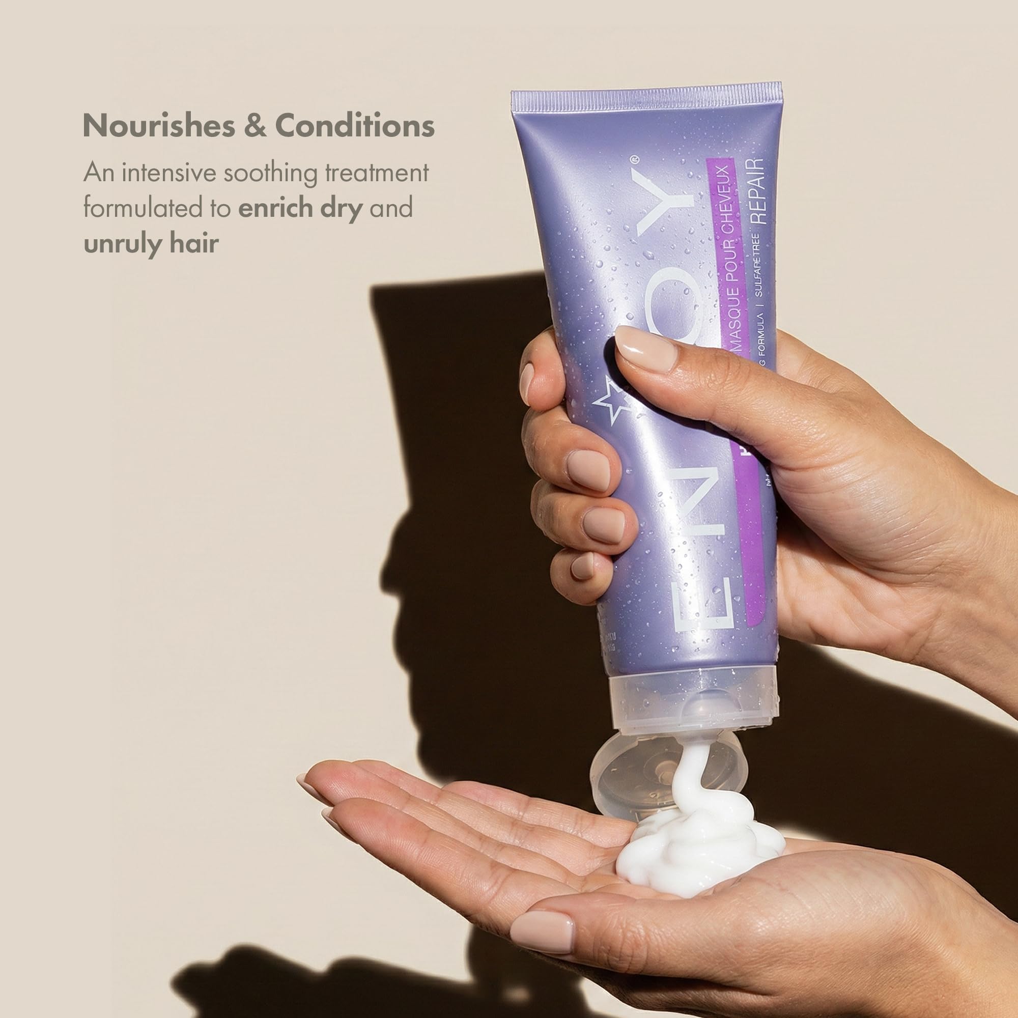 Keratin & Pea Protein Deep Conditioning Hair Mask — Weightless, 8 oz — Image 2