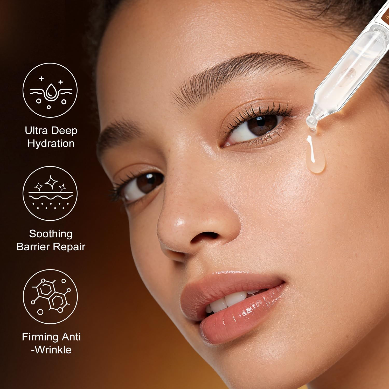 Hyaluronic Acid Serum with 8 HA Forms + Matrixyl 3000 — 30 Single-Use Vials — Image 2