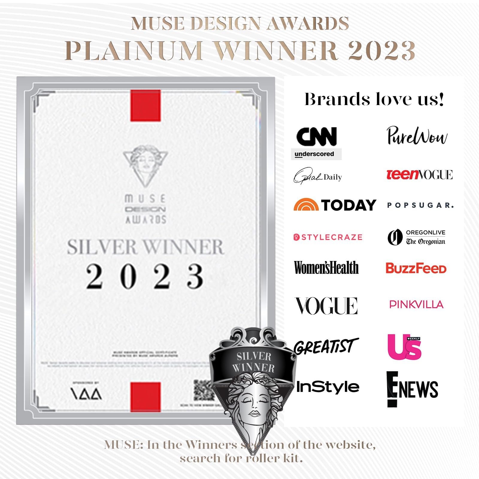 Rose Quartz Face Roller & Gua Sha Set — Cooling Facial Massage Duo — Image 2