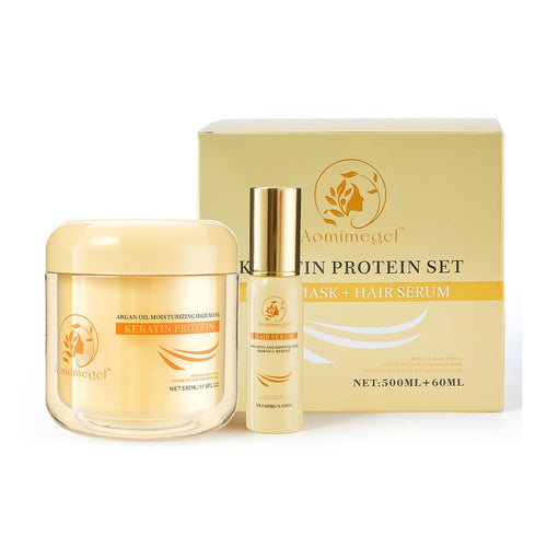 Argan Oil Deep Repair Hair Mask Set — 16.9 oz + 2 oz Travel Size